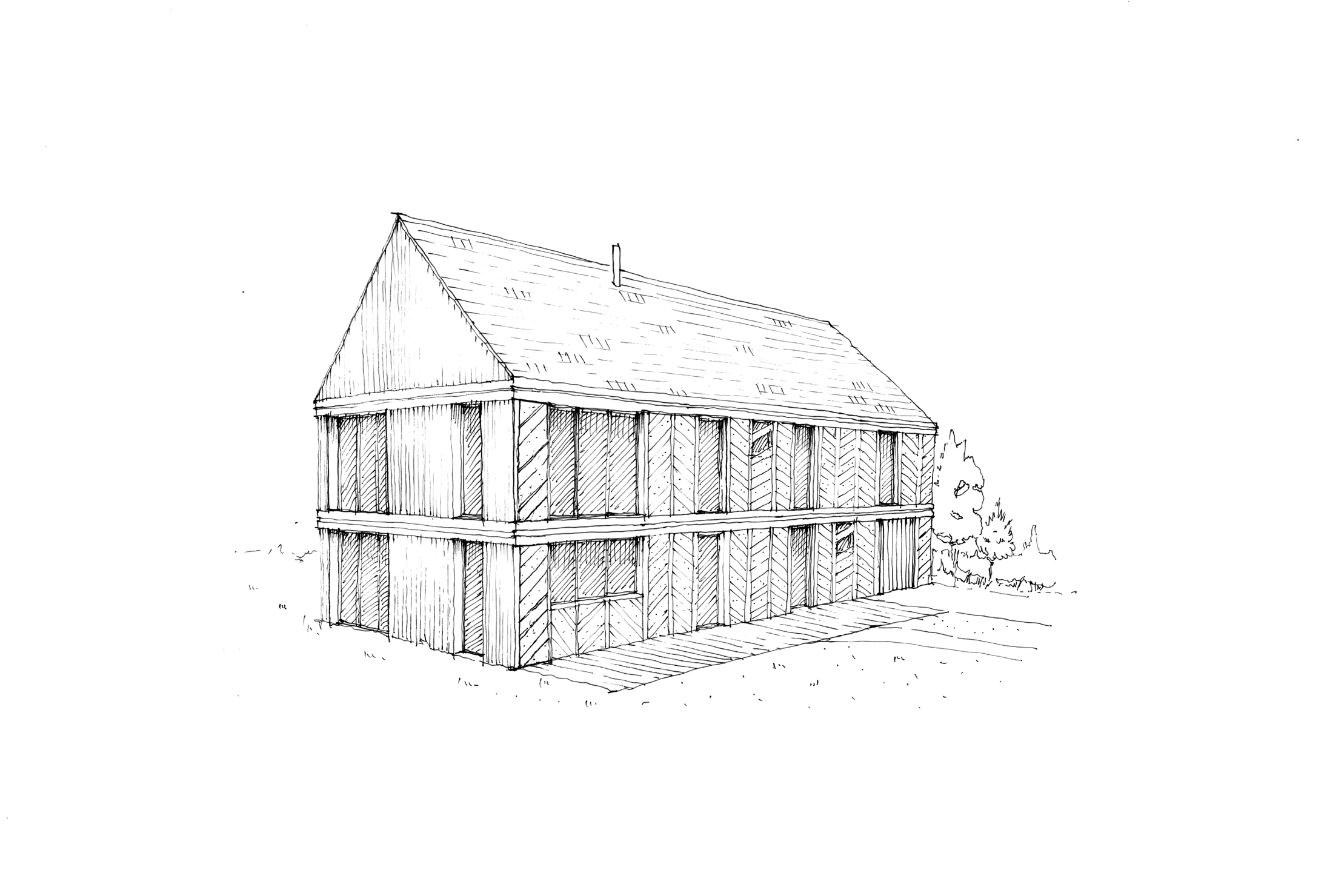 maison passive colombages et ossature bois dans le calvados