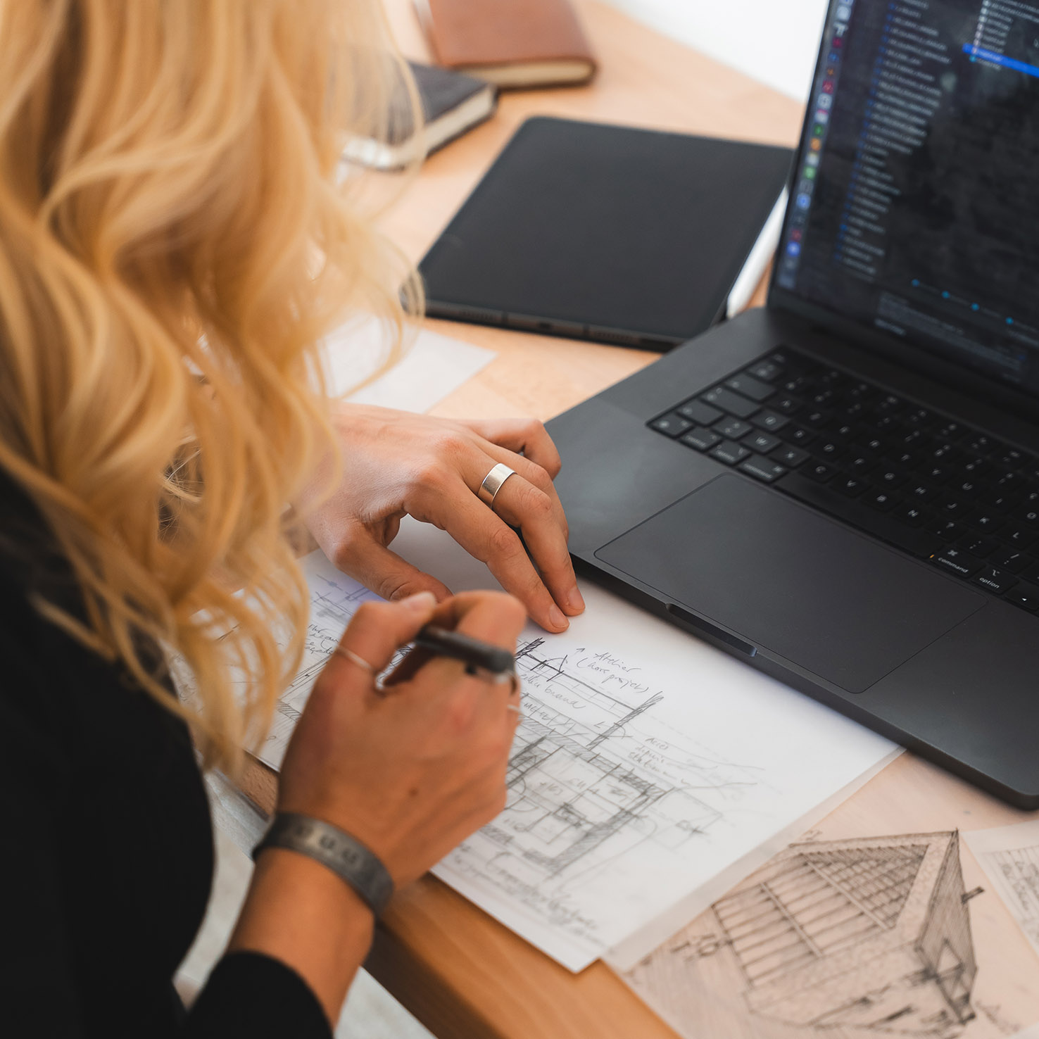 PORTRAIT cloé Simon architecte normandie passif passivhaus maison passive caen calvados manche